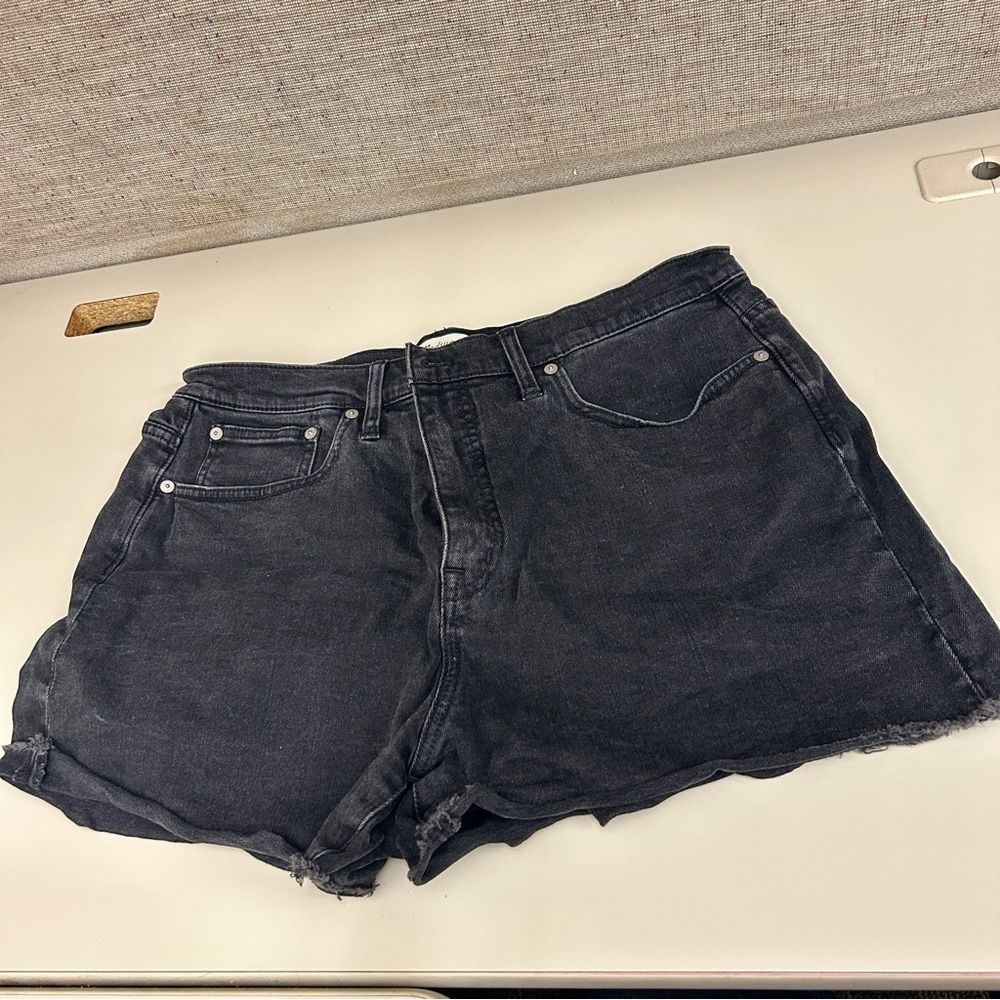 Madewell high-rise denim shorts